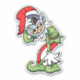 Pegatina Vacaciones Zombie - Elf