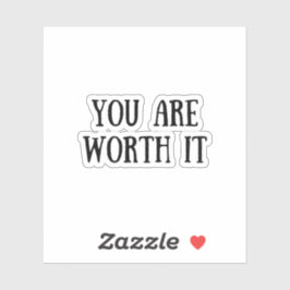 Pegatina Vale la pena