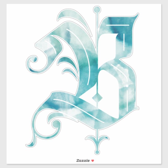 PEGATINA VALENTINA NEGRA -B- (Hoja)