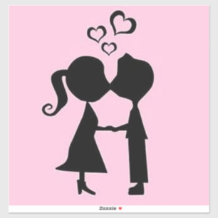 PEGATINA VALENTINE KISS