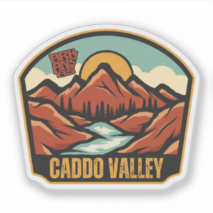 Pegatina Valle de Caddo, Arkansas 