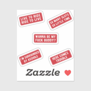 Pegatina Vámonos (Rojo)