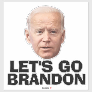 PEGATINA VAMOS A BRANDON BIDEN DIE-CORT STYLE DECAL PEGATIN