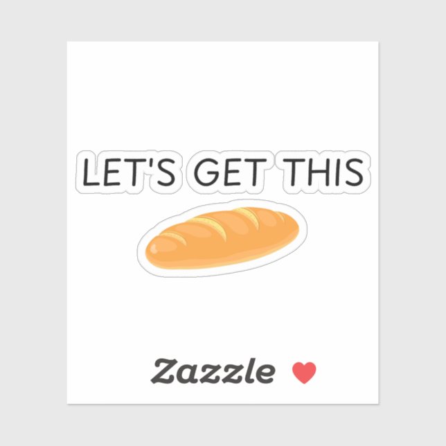 Pegatina Vamos a comprar este pan, este pan, (Hoja)