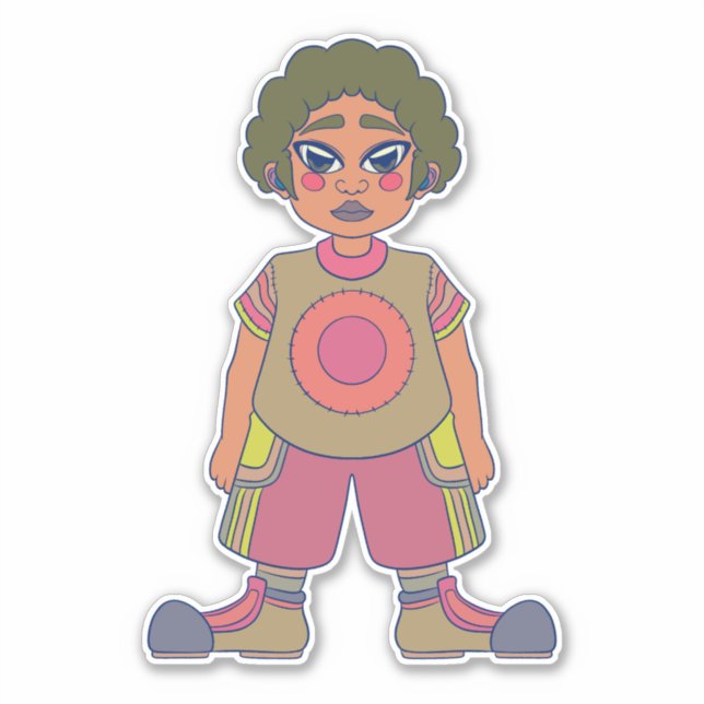 Pegatina Vamos a salir (Anverso)