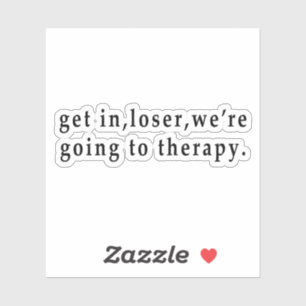 Pegatina vamos a terapia ,salud mental,enfermedad mental