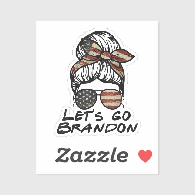 Pegatina Vamos Brandon, Vamos Brandon  (Hoja)