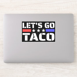 Pegatina Vamos Taco Funny Tacos