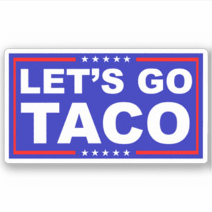 Pegatina Vamos Taco Humor Político