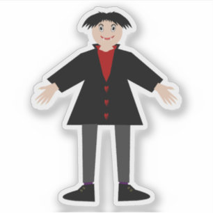 Pegatina Vampiro de Cute Halloween