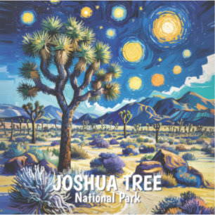 Pegatina Van Gogh moderno Joshua Tree Desierto de Mojave Se