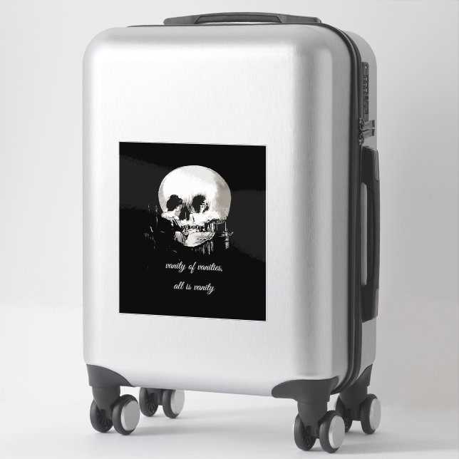 Pegatina Vanity of Vanities All Is Vanity Ecclesiastes (Maleta)