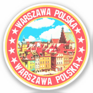 Pegatina Varsovia