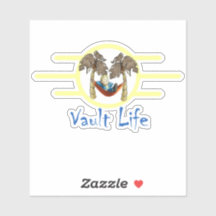 Pegatina Vault Life