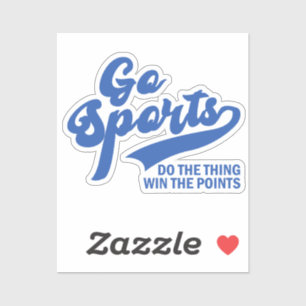 Pegatina Ve Deportes Haz La Cosa Ganar Los Puntos 