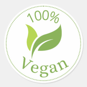 Pegatina Vegan limpio