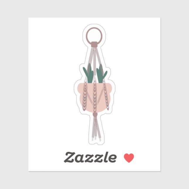 Pegatina Vegetación de las plantas de la casa colgante botá (Hoja)