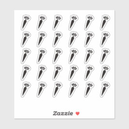 Pegatina Vegetarian Wedding Place Card Meal Menu Choice