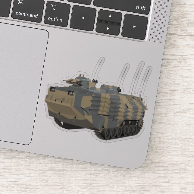 Pegatina Vehículo anfibio de asalto (AAV) AAVP7A1 (Detalle)