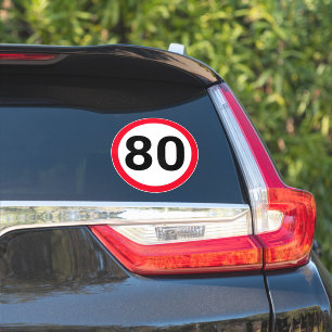 Pegatina Vehículo de límite de velocidad
