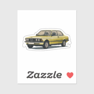 Pegatina Vehículo Vintage BMW