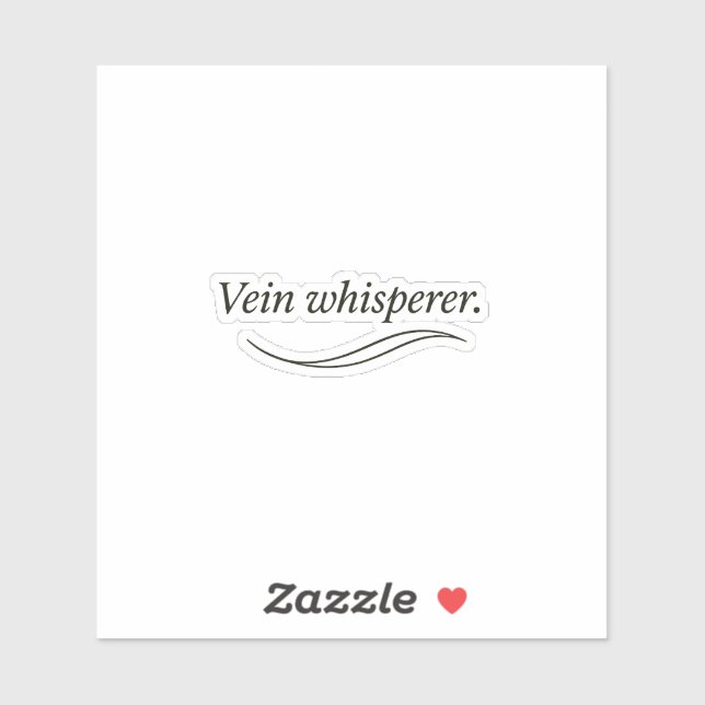 Pegatina Vein Whisperer (Hoja)