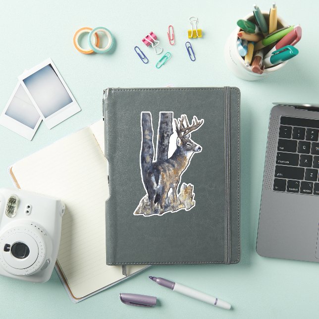Pegatina Venado de cola blanca  (Funda para iPad)