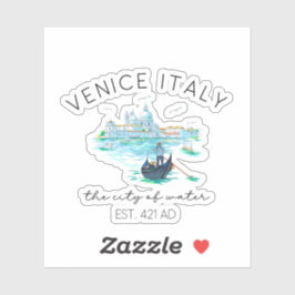 Pegatina Venice Italy Vacation Souvenir