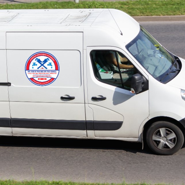 Pegatina Ventana de trabajo del contratista de fontanería p (Subido por el creador)