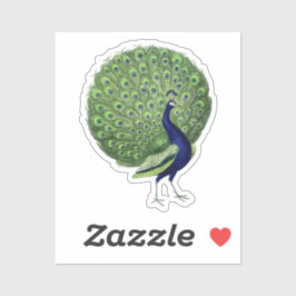 Pegatina Ventilador de Peacock Open