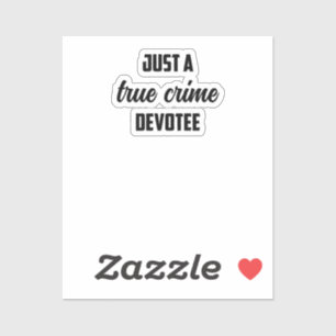 Pegatina Verdadero instigador del delito: Estatua de pasión