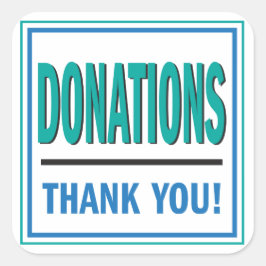 Pegatina verde azulado y azul de la tinción de don