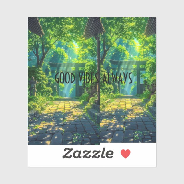 PEGATINA VERDE CUTE (Hoja)