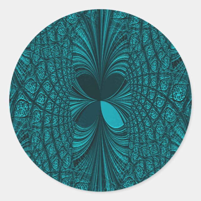 Pegatina verde de Navidad (Anverso)