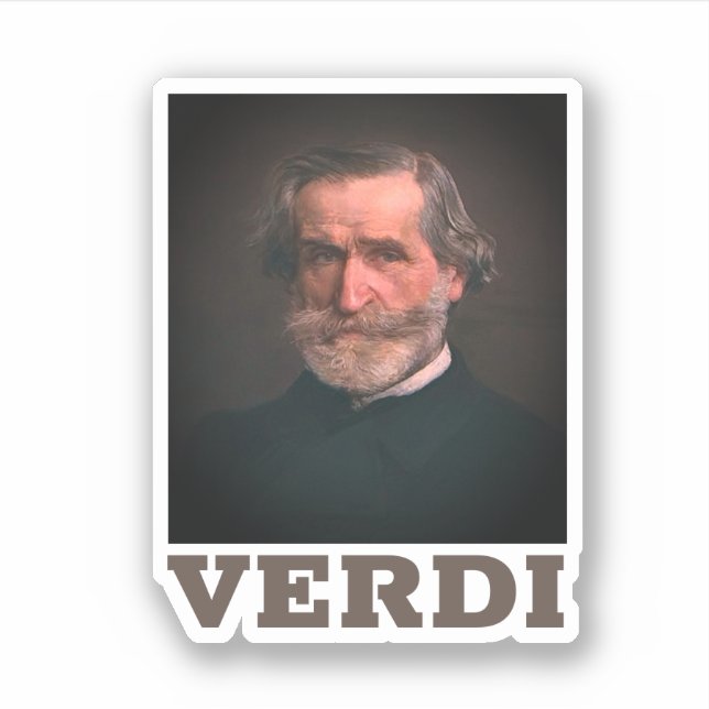 Pegatina Verdi (Anverso)
