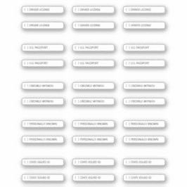 Pegatina Verificación de identidad del firmante del diario