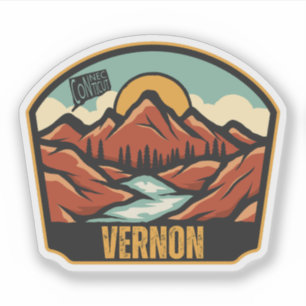 Pegatina Vernon, Connecticut
