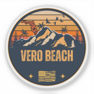 Pegatina Vero Beach, Florida 