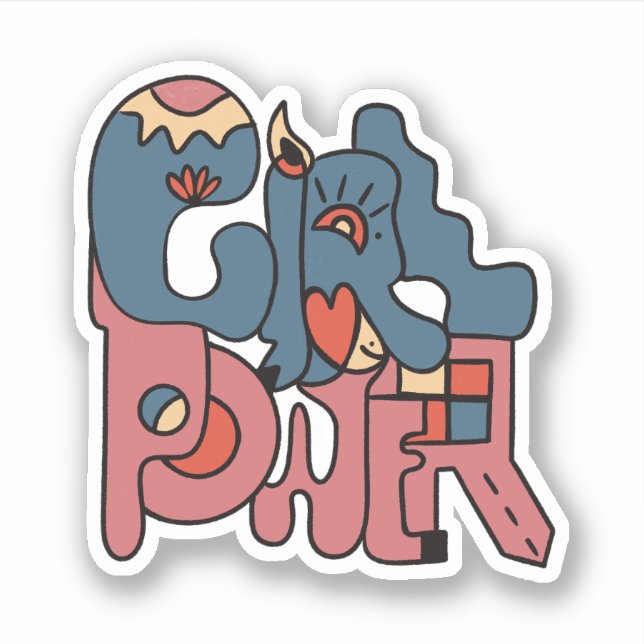 Pegatina Versión chica de Power Dark (Anverso)