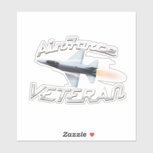 Pegatina Veterano de la Fuerza Aérea