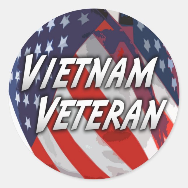 Pegatina veterano de Vietnam (Anverso)