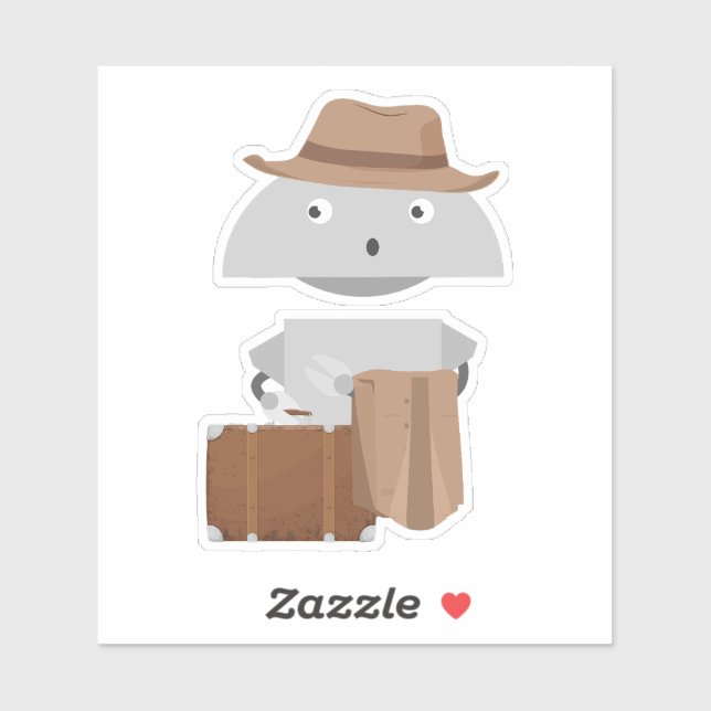 Pegatina Viajando por Mia (Hoja)