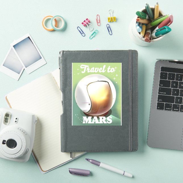 Pegatina Viaje a Marte (Funda para iPad)