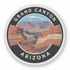 Pegatina Viaje de cosecha del Gran Cañón