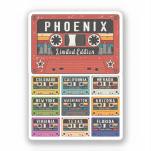 Pegatina Viaje en la ciudad de Phoenix