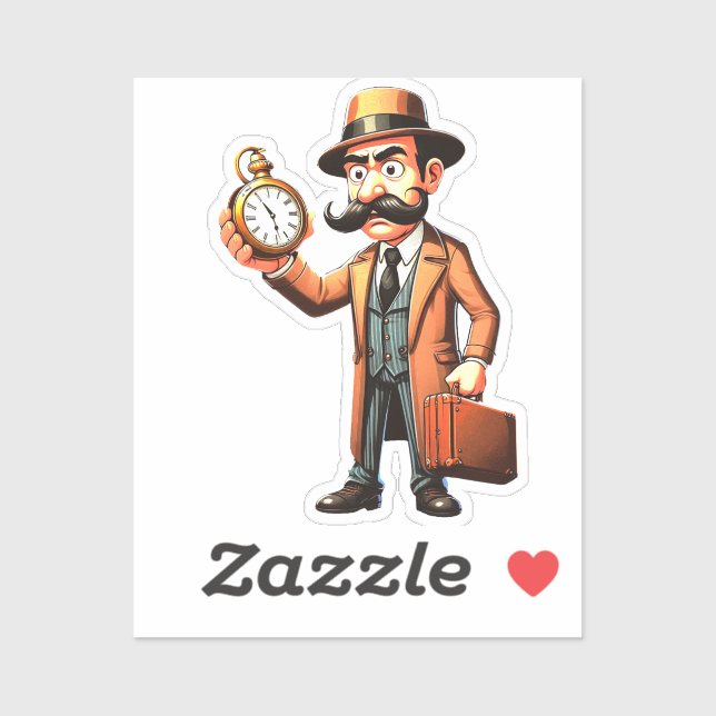 Pegatina Viajero de tiempo (Hoja)