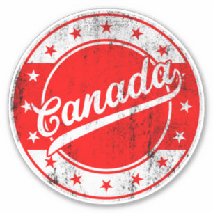 Pegatina Viajero global - Canadá