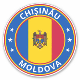 Pegatina Viajero global - Chișinău, Moldavia