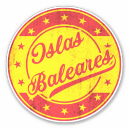 Pegatina Viajero global - España - Islas Baleares