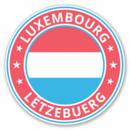Pegatina Viajero global - Lëtzebuerg | Luxemburgo